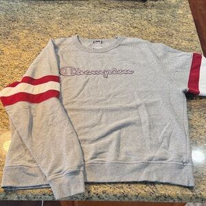 Champion Gray Athletic Sweatshirt